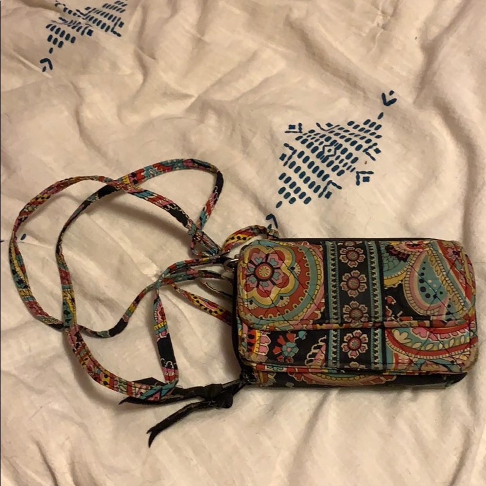 Vera Bradley Parisian Paisley Wristlet